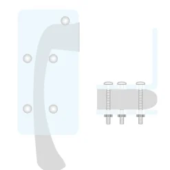 Pack 2 Abrepuertas para manijas