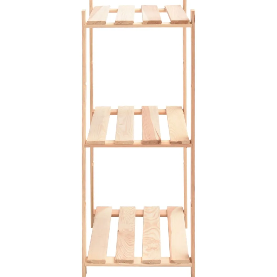 Pack 3 estanterías Alpine 3 niveles natural 90x60x38 cm