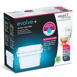 Pack 6 filtros agua single life evole