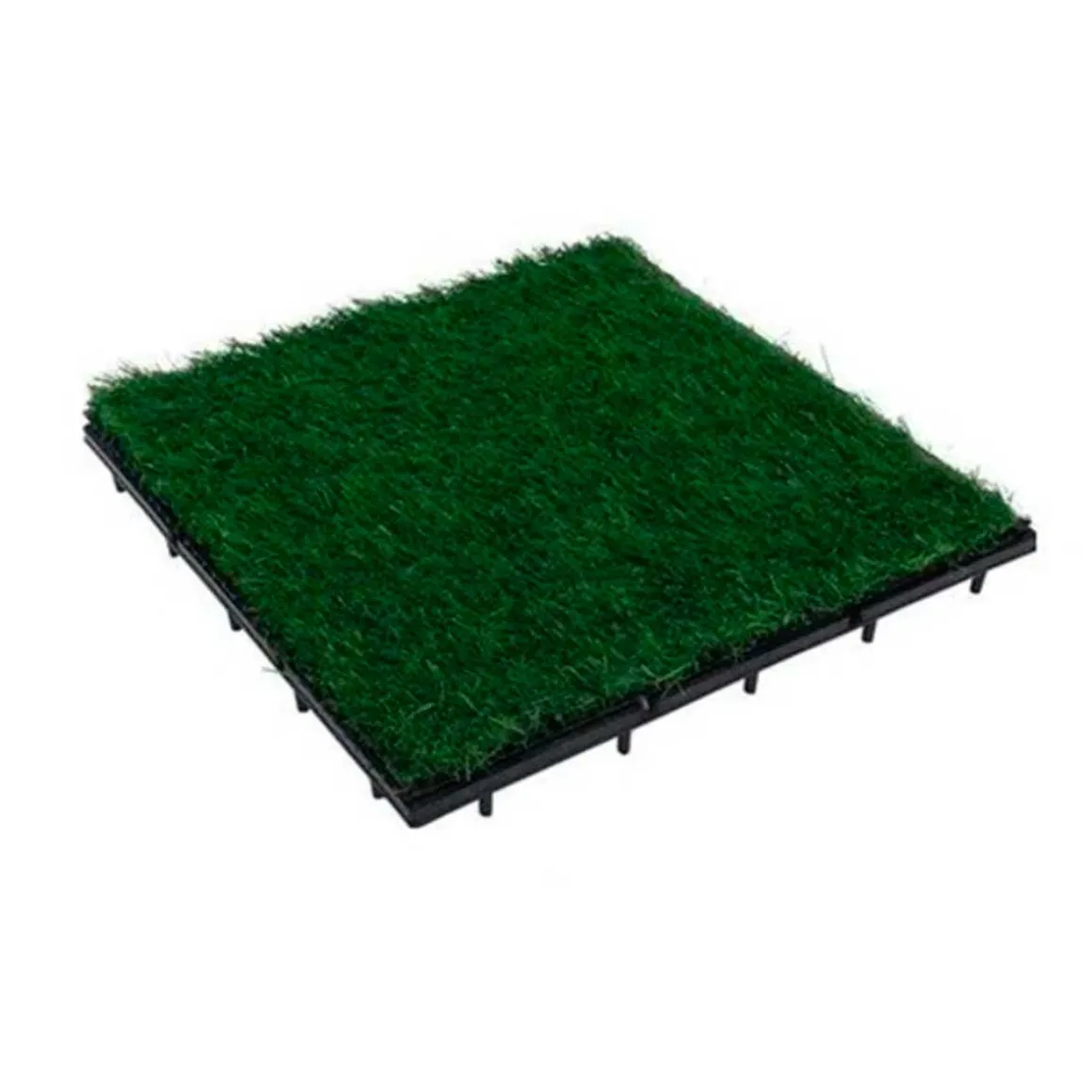 Pack 9 piezas de césped artificial Pro Garden 30x30 cm