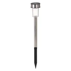 Pack 7 piquetas solares Pro Garden LED 33 cm inox
