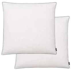 Pack de 2 almohadas de plumón consistencia ligera blanco