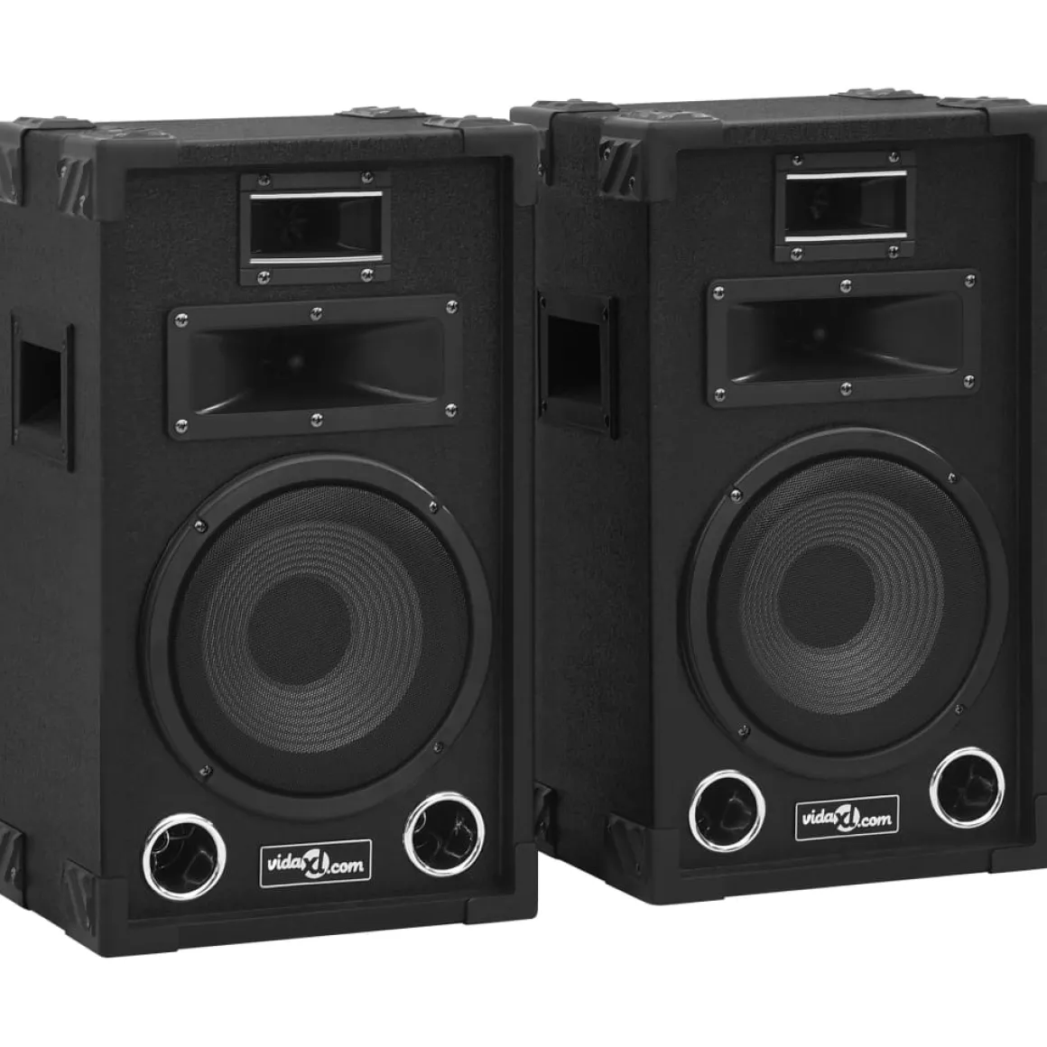 Pack de 2 altavoces VidaXL 800W para escenario hifi negro