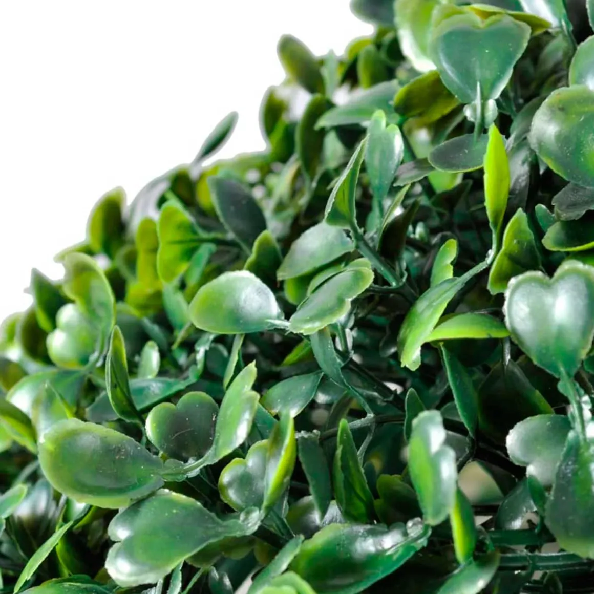 Pack de 2 arbustos de bola Boj artificiales verde Ø35 cm