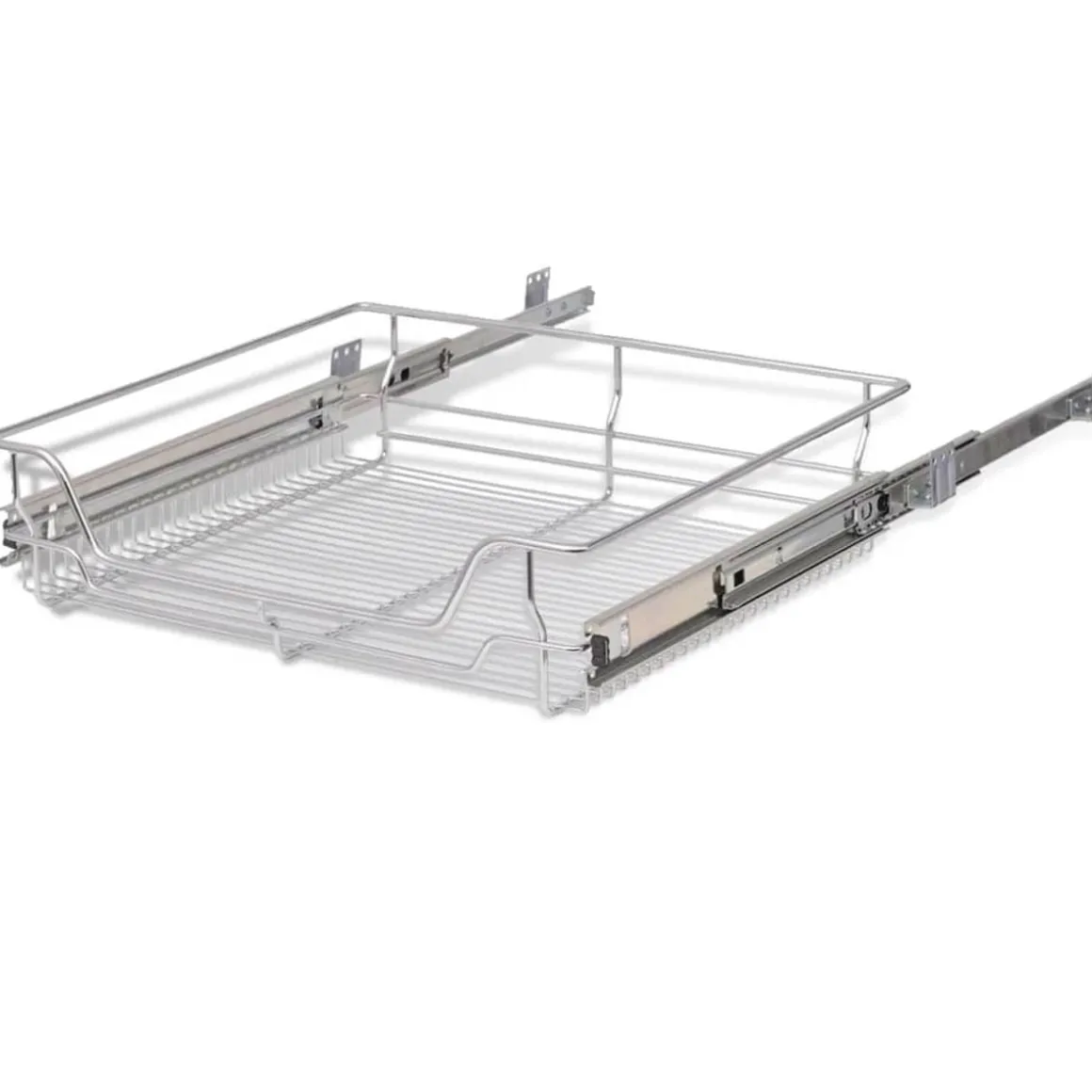 Pack de 2 bandejas de alambre extraíbles inox