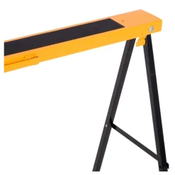 Pack de 2 caballetes de sierra Durhand con patas plegables amarillo/negro