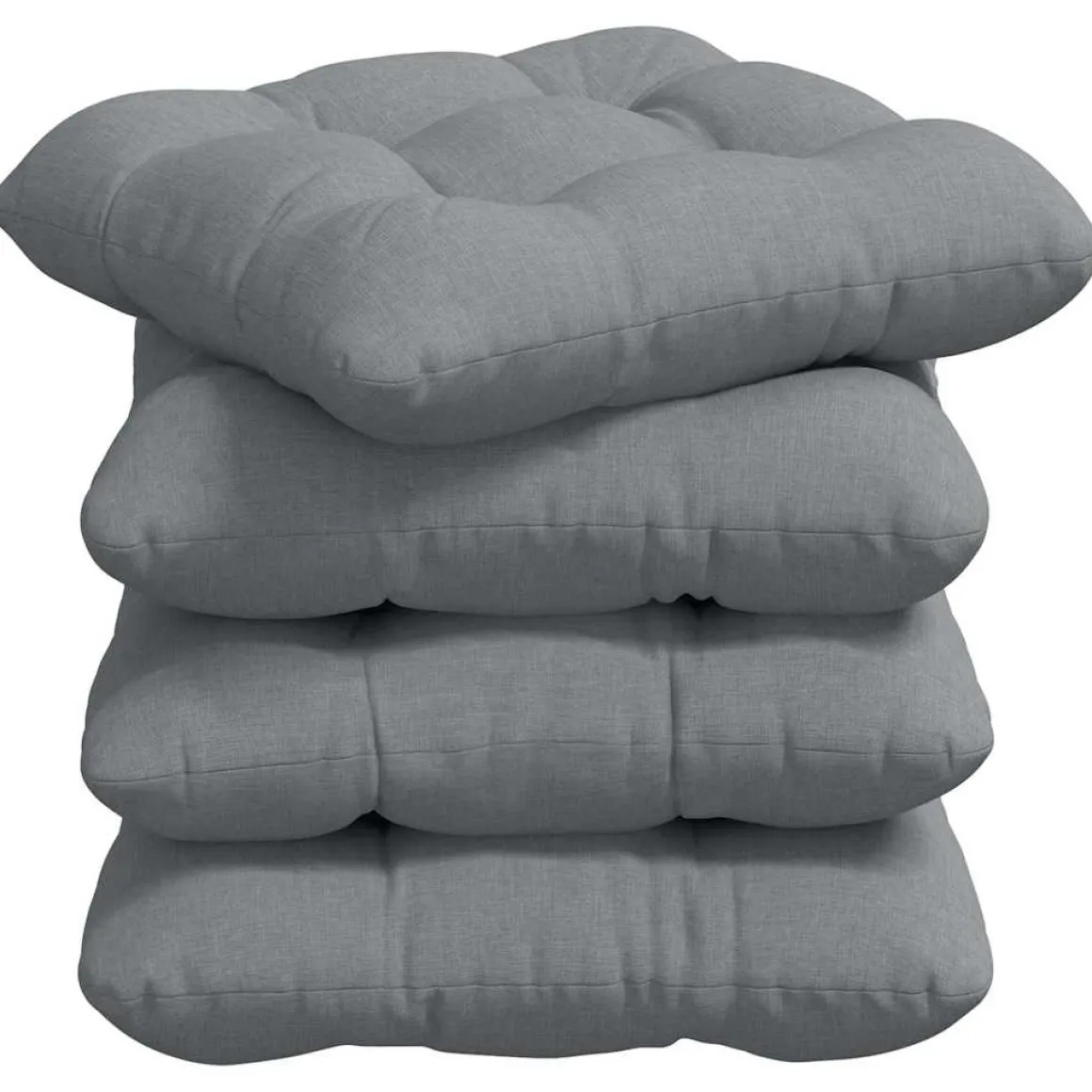 Pack de 4 cojines Jimena para asiento 40x40 cm