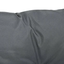 Pack de 2 cojines para silla Outsunny con cordones gris 8x50x98 cm