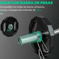Pack de 2 discos de pesas SportNow 2 x 10kg negro