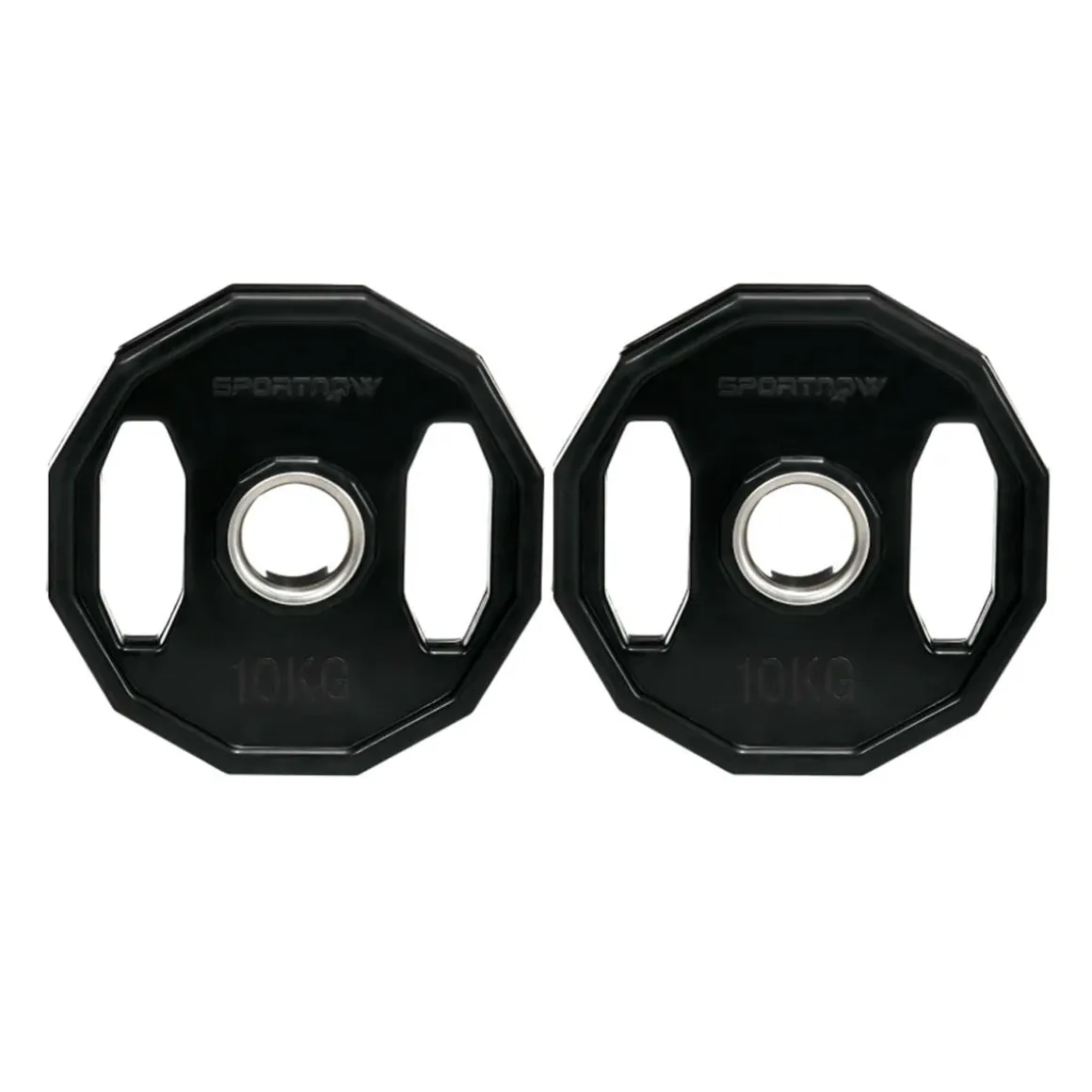 Pack de 2 discos de pesas SportNow 2 x 10kg negro