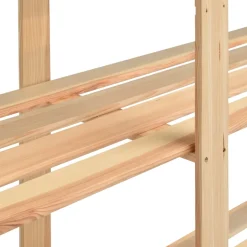 Pack de 3 estanterias Nova 5 niveles natural 170x170x38 cm