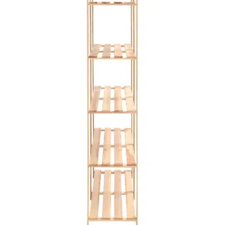 Pack de 3 estanterias Nova 5 niveles natural 170x170x38 cm