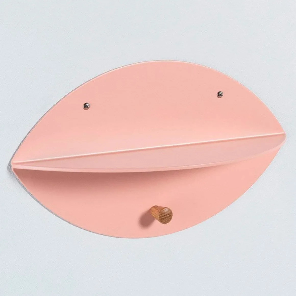 Pack de 2 estantes Oba Mate rosa dalia 20,2x35x10 cm