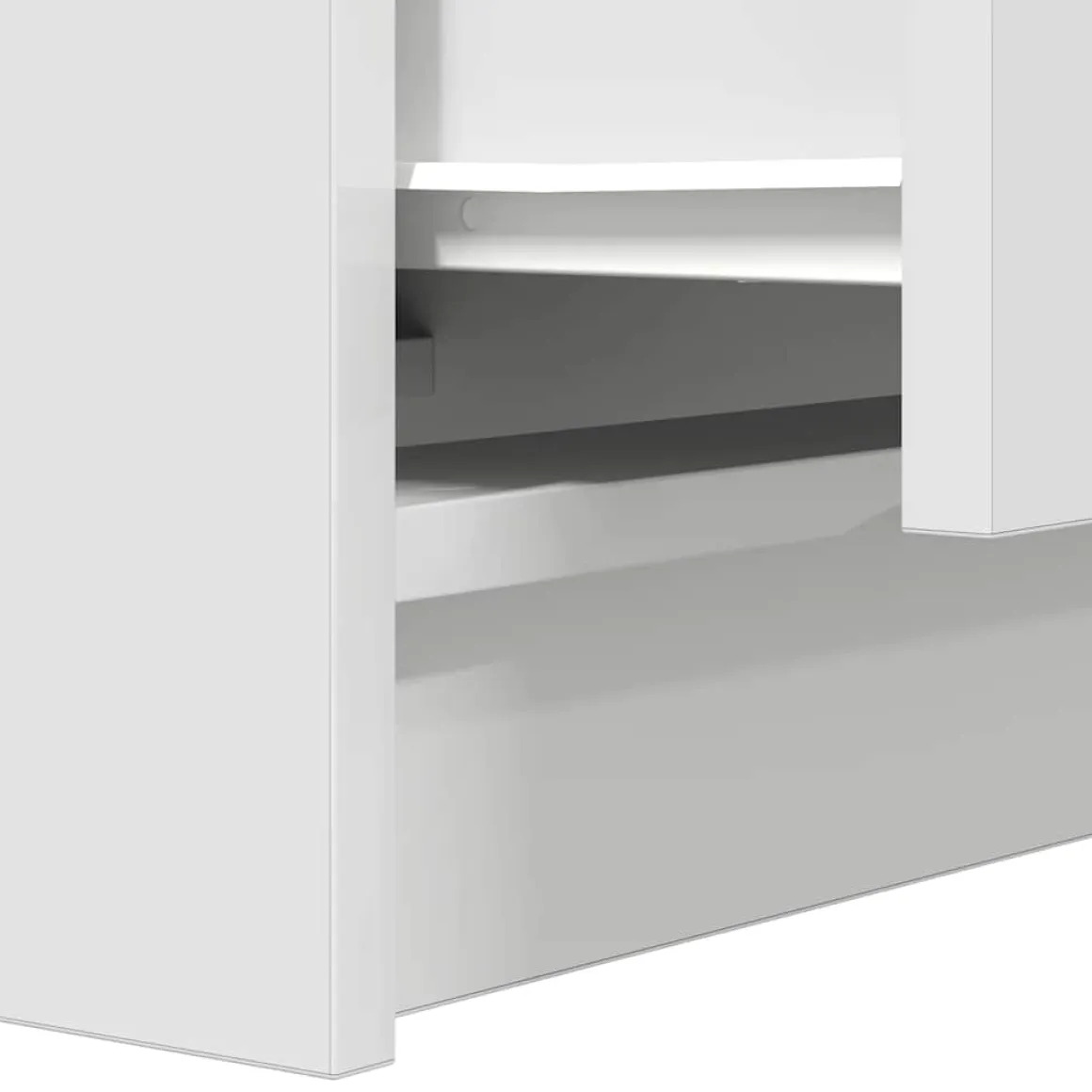 Pack de 2 mesitas de noche Este 2 cajones + estante 80x38x34 cm