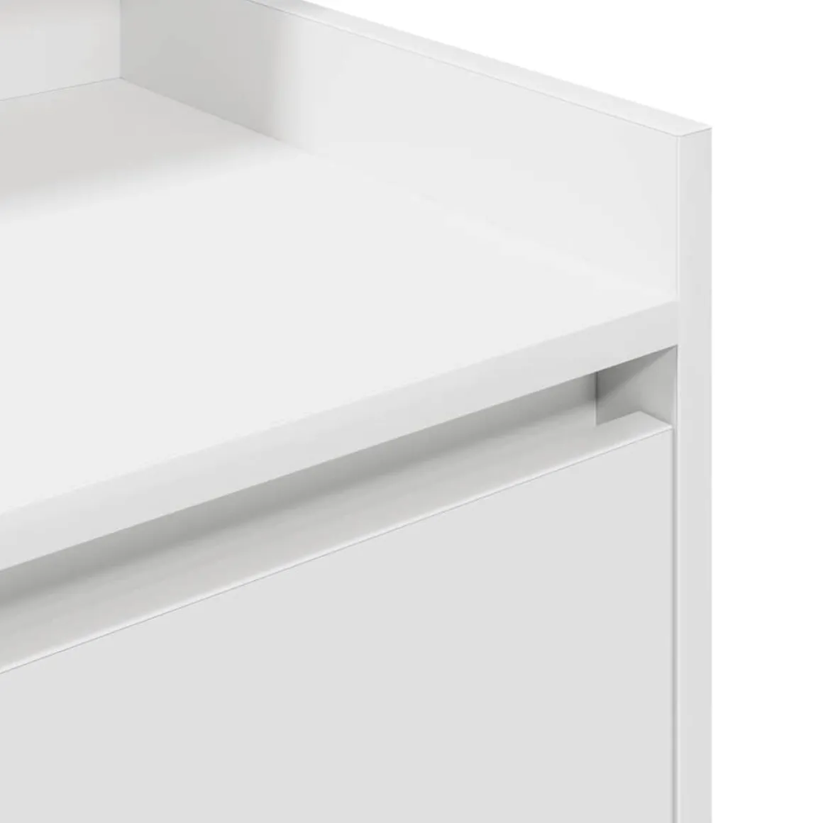 Pack de 2 mesitas de noche Este 2 cajones + estante 80x38x34 cm