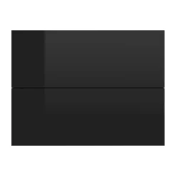 Pack de 2 mesitas de noche Belvi 2 cajones diseño flotante 40x30x30 cm
