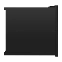 Pack de 2 mesitas de noche Belvi 2 cajones diseño flotante 40x30x30 cm