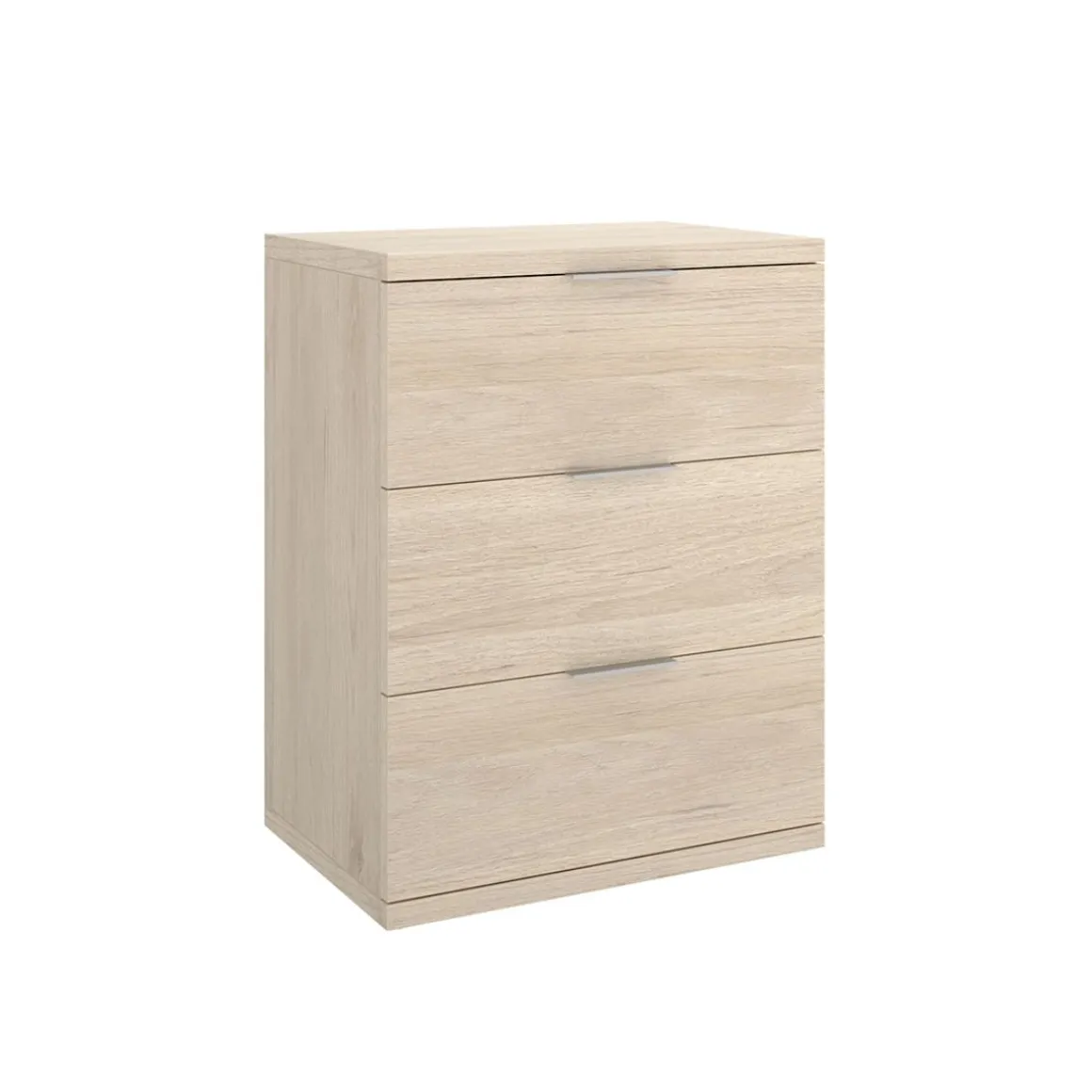 Pack de 2 mesitas de noche Rio 3 cajones 56,8x42x34,2 cm