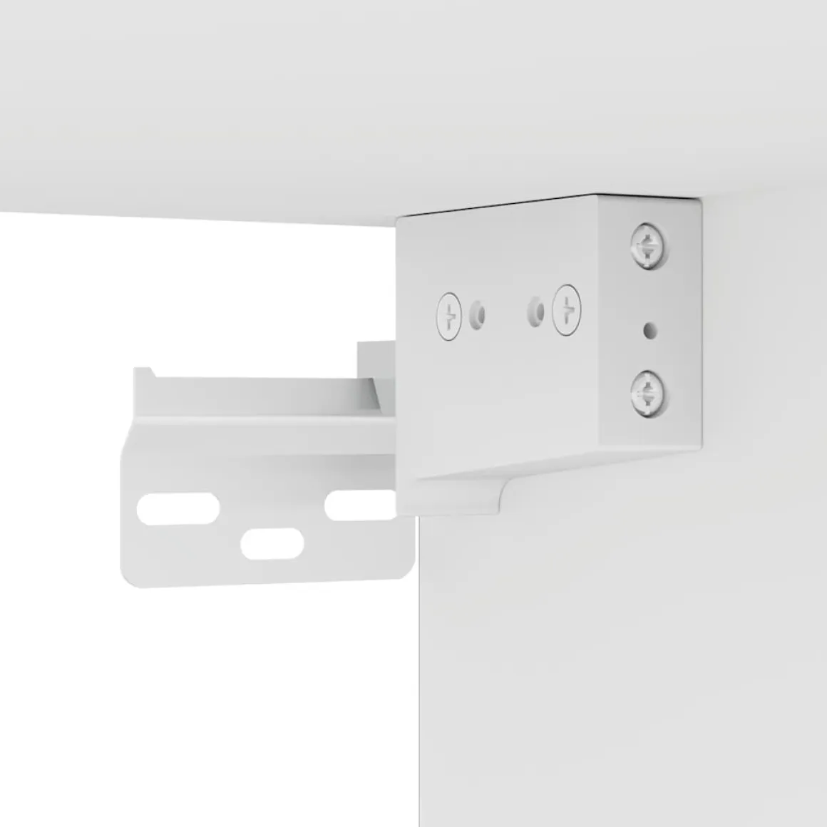 Pack de 2 mesitas de noche Ferco 2 cajones blanco 40x38x34 cm