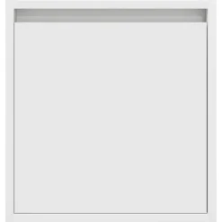 Pack de 2 mesitas de noche Camelia con puerta blanco 40x38x34 cm