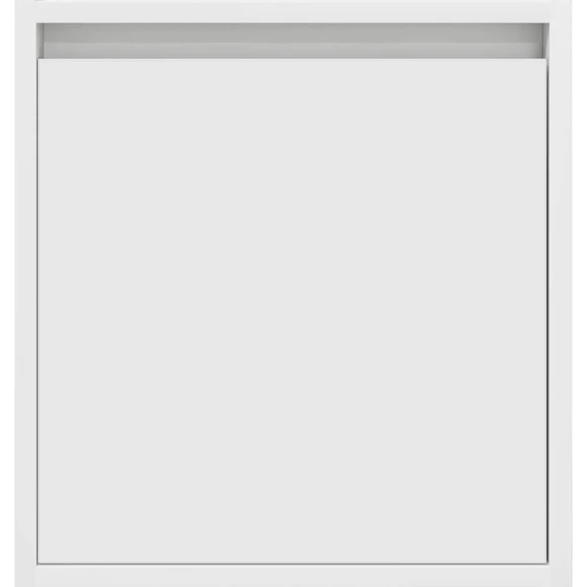 Pack de 2 mesitas de noche Camelia con puerta blanco 40x38x34 cm