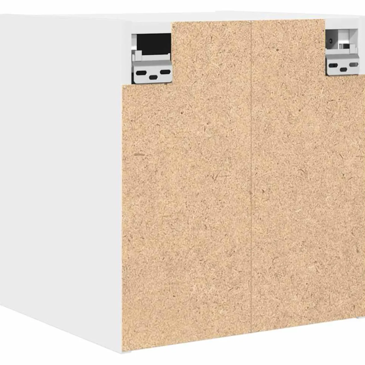 Pack de 2 mesitas de noche Camelia con puerta blanco 40x38x34 cm