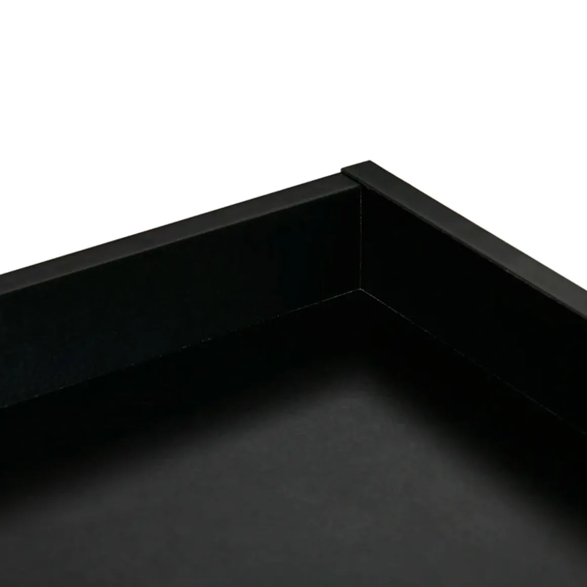 Pack de 2 mesitas de noche Mina Homcom flotantes con cajón negro 19,5x40x30 cm