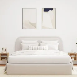 Pack de 2 muebles de TV Vedda de pared con luces LED 30x28,5x30 cm