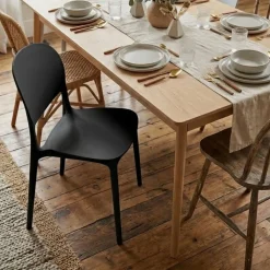 Pack de 4 sillas Belvera respaldo curvado 80x40x38 cm