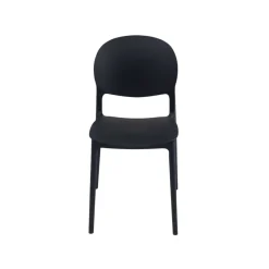 Pack de 4 sillas Belvera respaldo curvado 80x40x38 cm