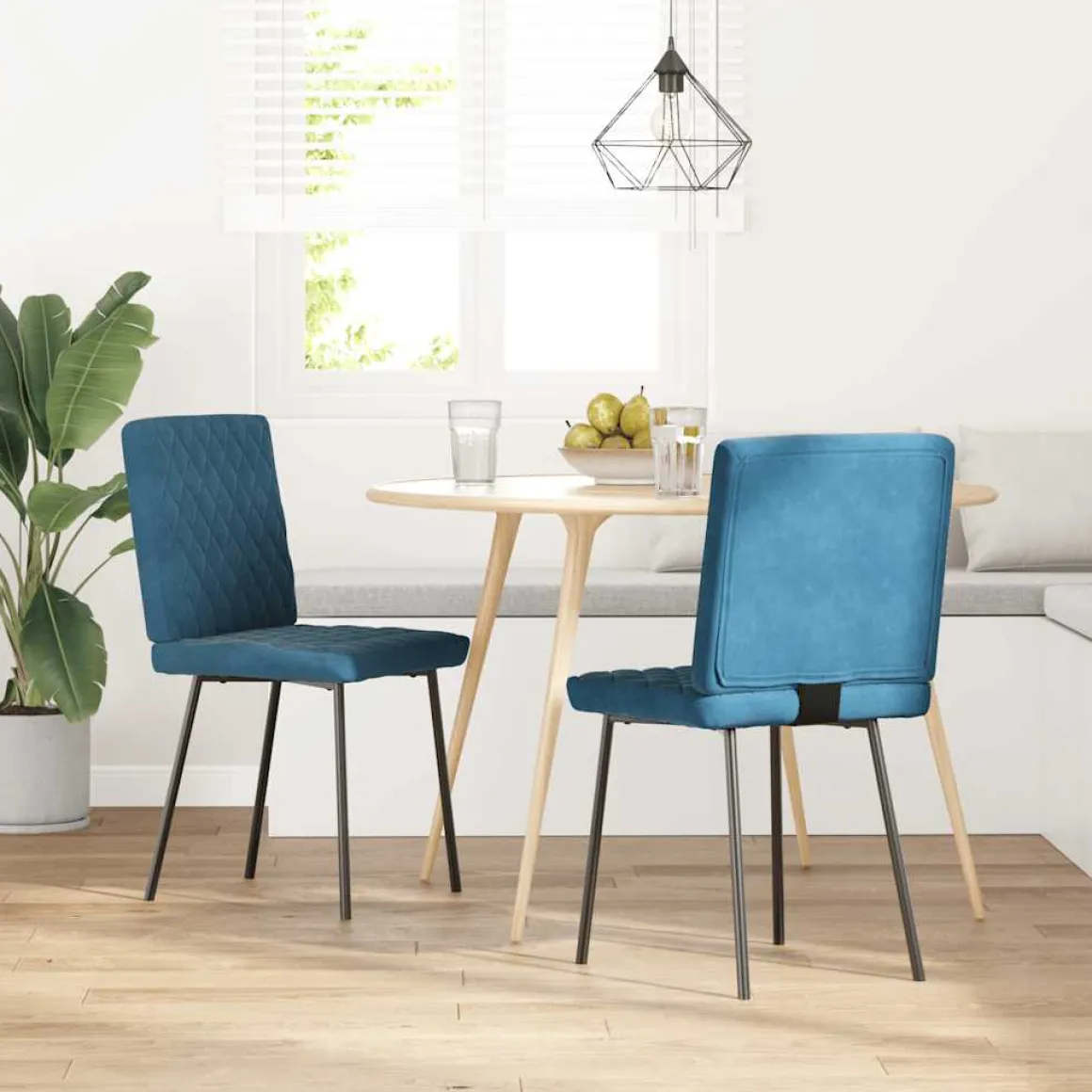 Pack de 2 sillas de comedor Marcela terciopelo
