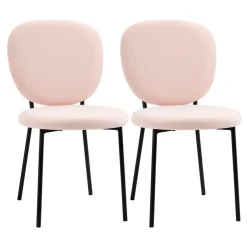 Pack de 2 sillas de comedor Gamma Homcom 82x46x59 cm