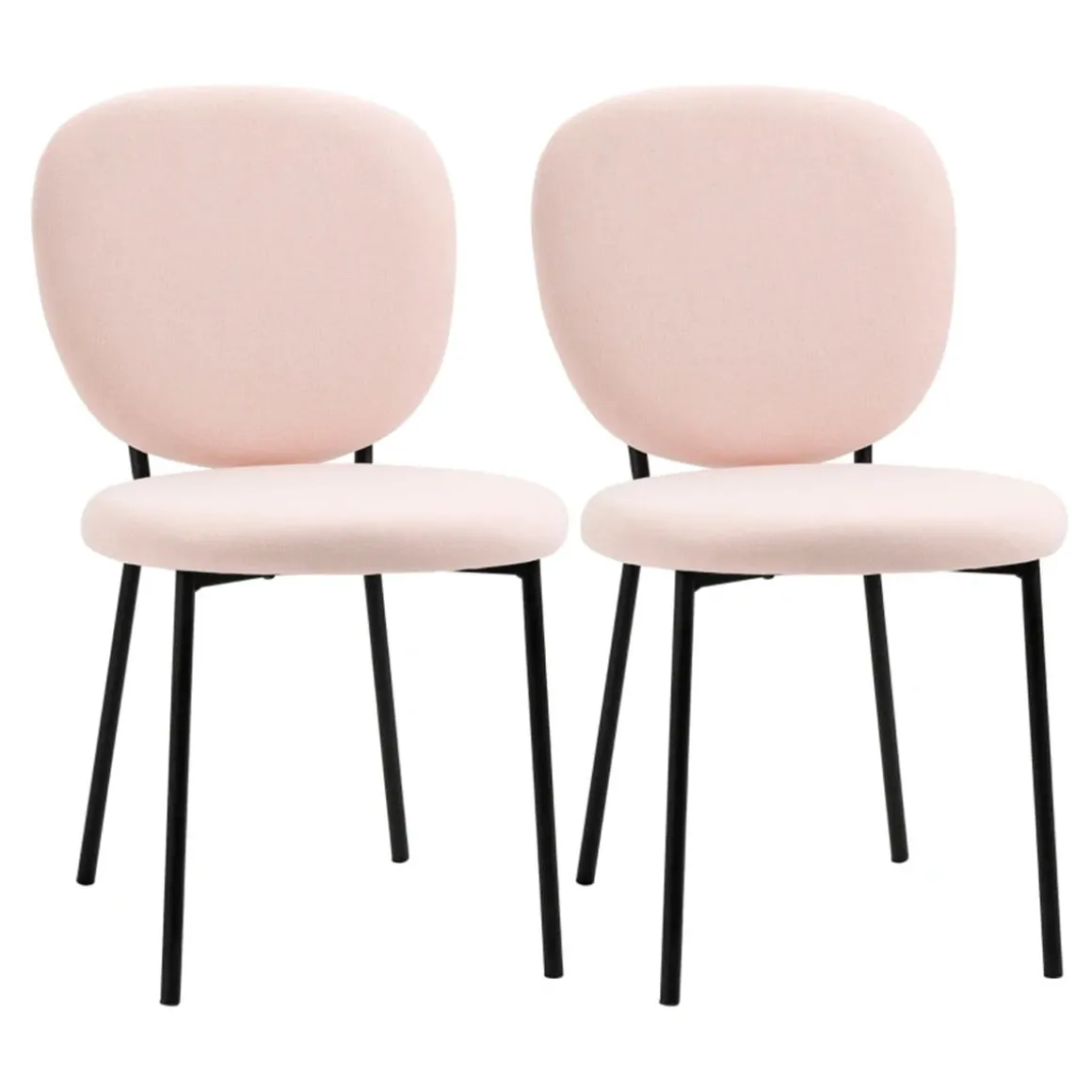 Pack de 2 sillas de comedor Gamma Homcom 82x46x59 cm