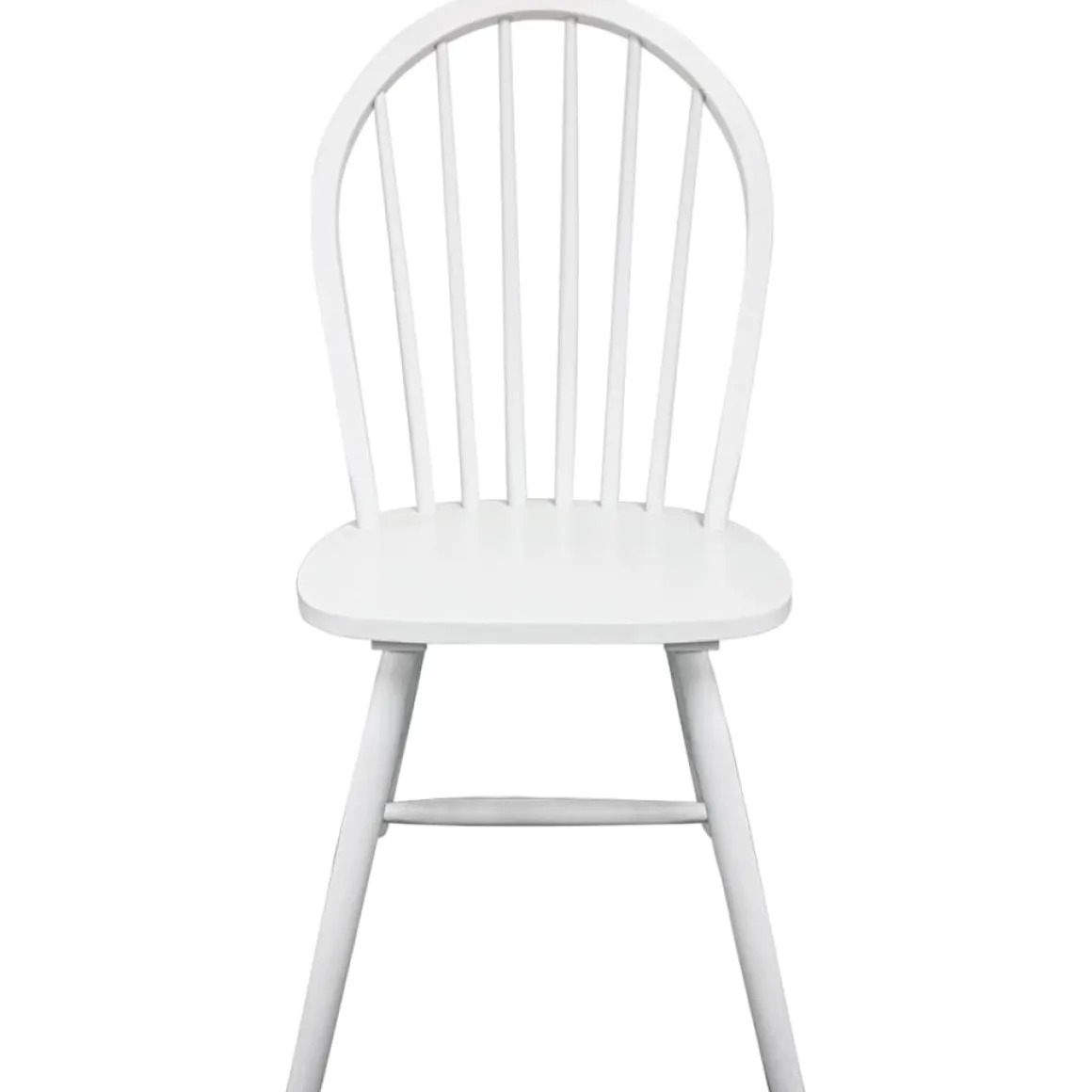 Pack de 2 sillas de comedor Calama madera de caucho blanco 94x46,5x52 cm