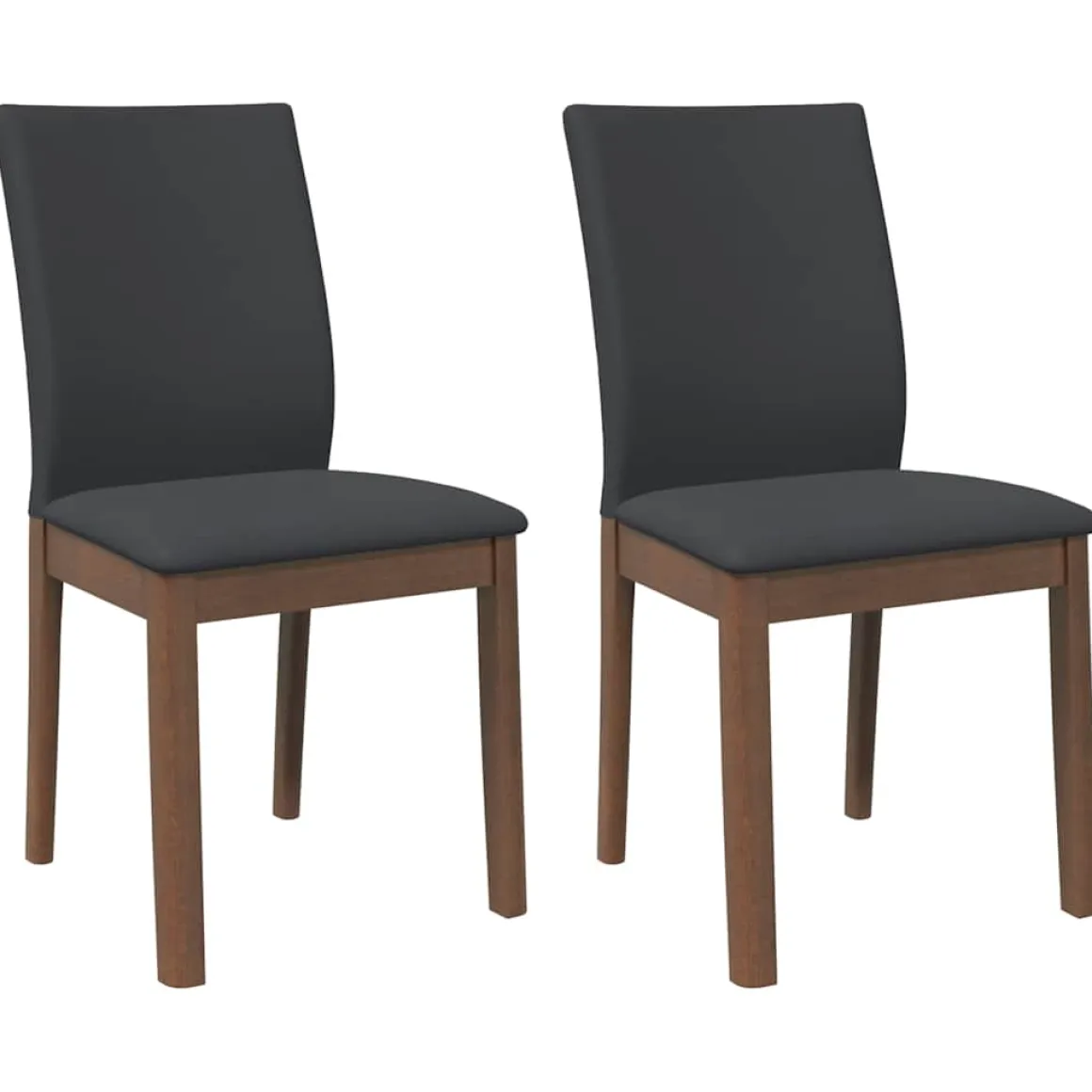 Pack de 2 sillas de comedor Emperador asiento acolchado 90x48,5x49 cm