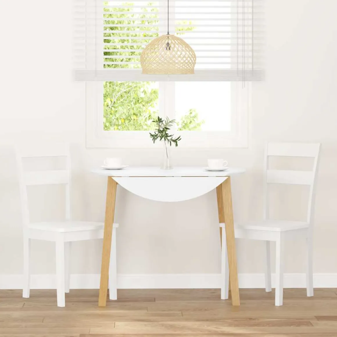 Pack de 2 sillas de comedor Laurent asientos acolchados