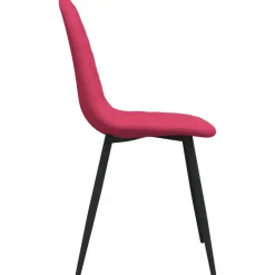 Pack de 6 sillas de comedor Vega terciopelo 83x45x53,5 cm
