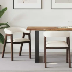Pack de 2 sillas de comedor Maine respaldo acolchado