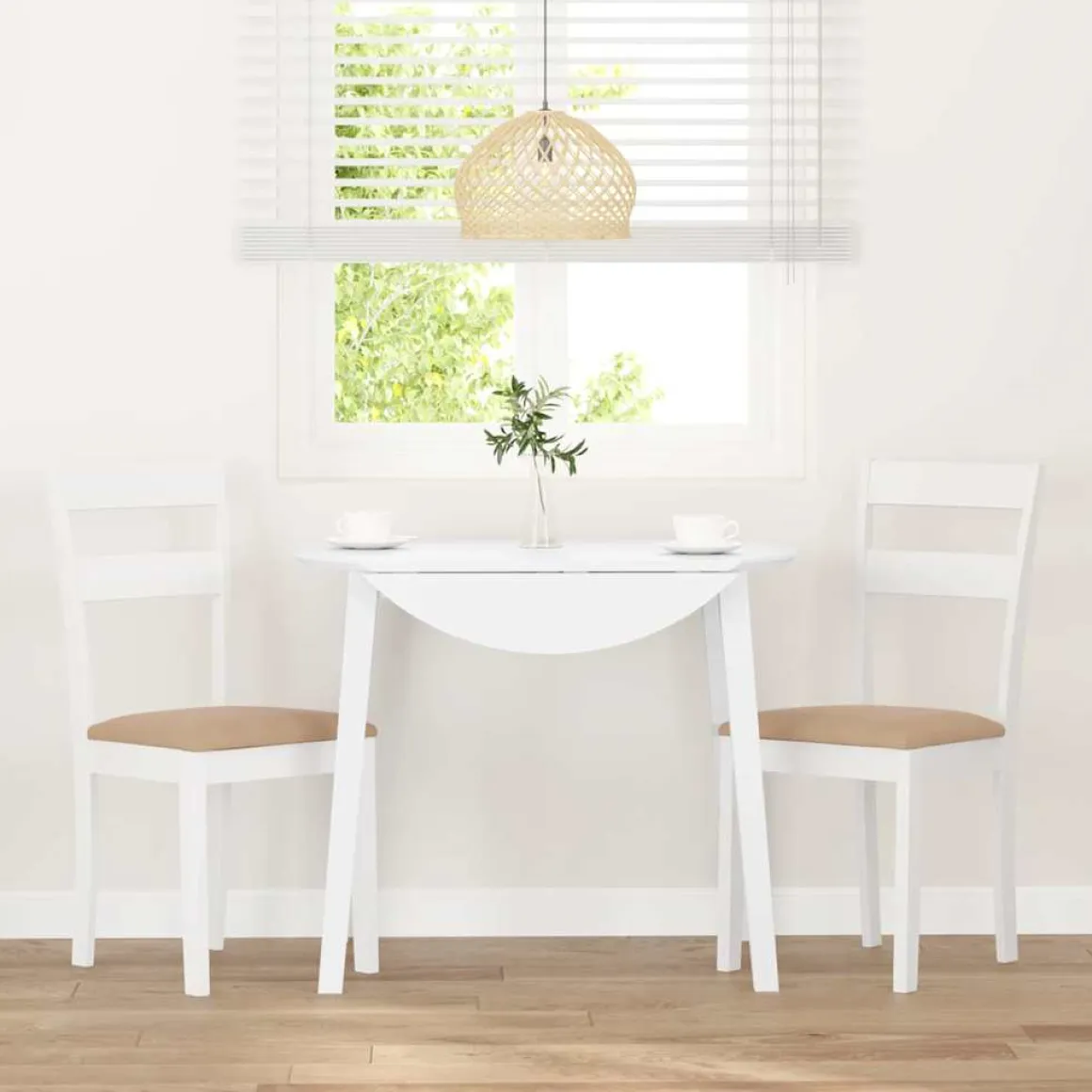 Pack de 2 sillas de comedor Laurent asientos acolchados