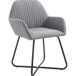 Pack de 2 sillas de comedor Tchia terciopelo 84x61x61 cm