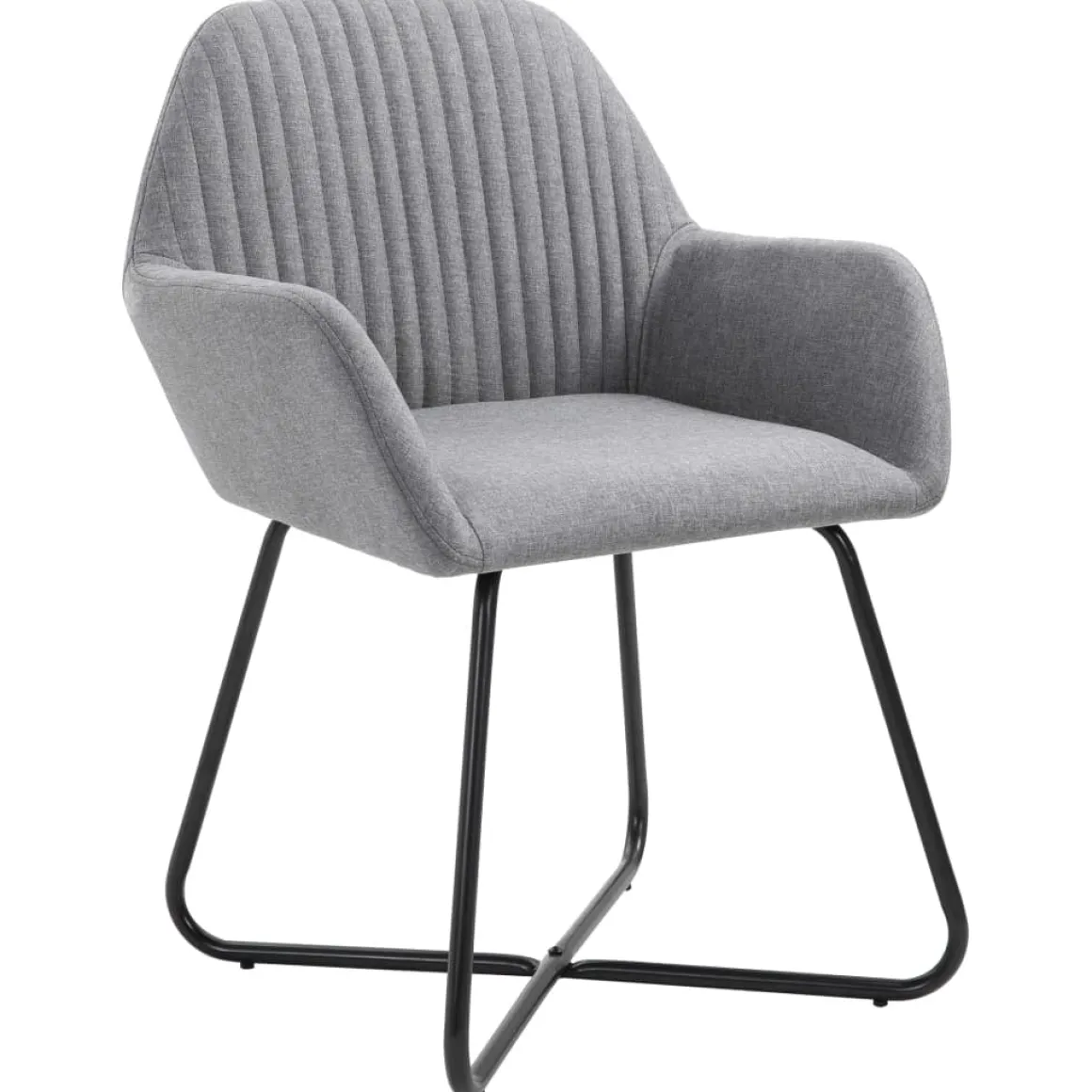 Pack de 2 sillas de comedor Tchia terciopelo 84x61x61 cm
