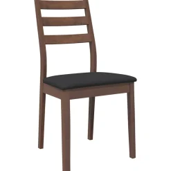 Pack de 2 sillas de comedor Sirena respaldo alistonado 90x48,5x49 cm