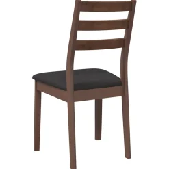 Pack de 2 sillas de comedor Sirena respaldo alistonado 90x48,5x49 cm