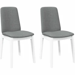 Pack de 2 sillas de comedor Syra respaldo ergonómico