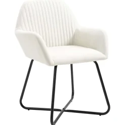 Pack de 2 sillas de comedor Tchia terciopelo 84x61x61 cm