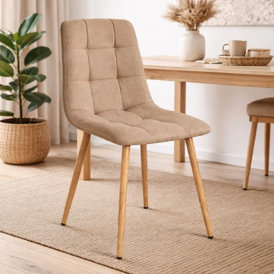 Pack de 4 sillas de comedor Noruega 86x45x45 cm