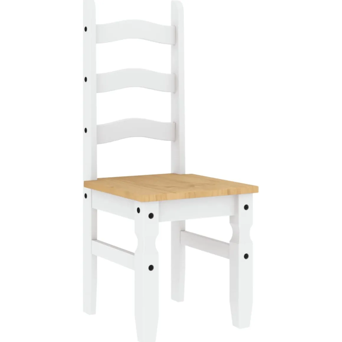 Pack de 2 sillas de comedor Corona madera de pino 107x42x47 cm