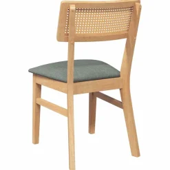 Pack de 2 sillas de comedor Frank asiento acolchado