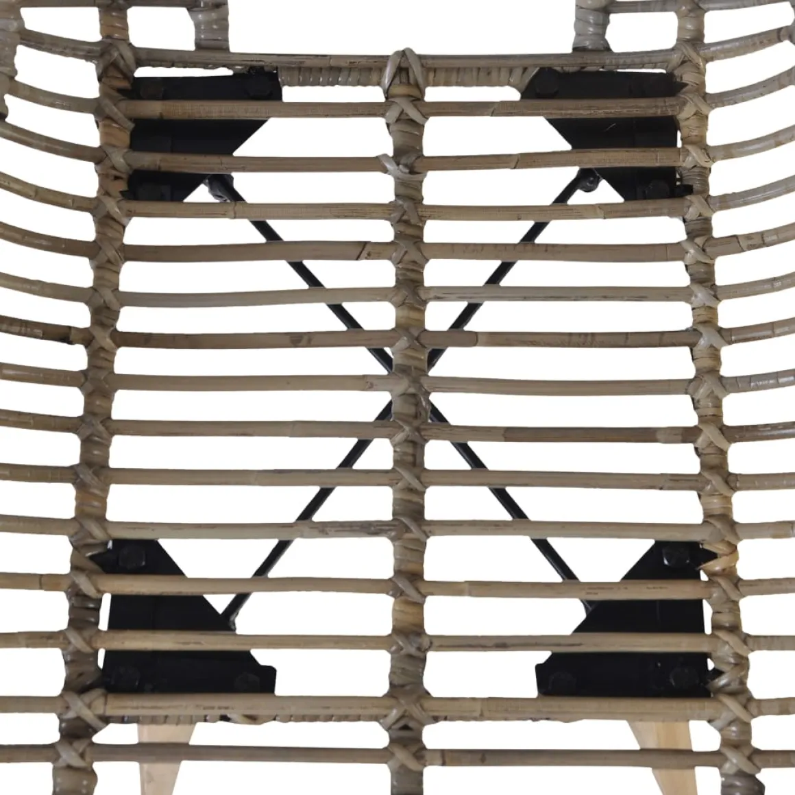 Pack de 2 sillas de comedor Oreo ratán 85x48x64 cm