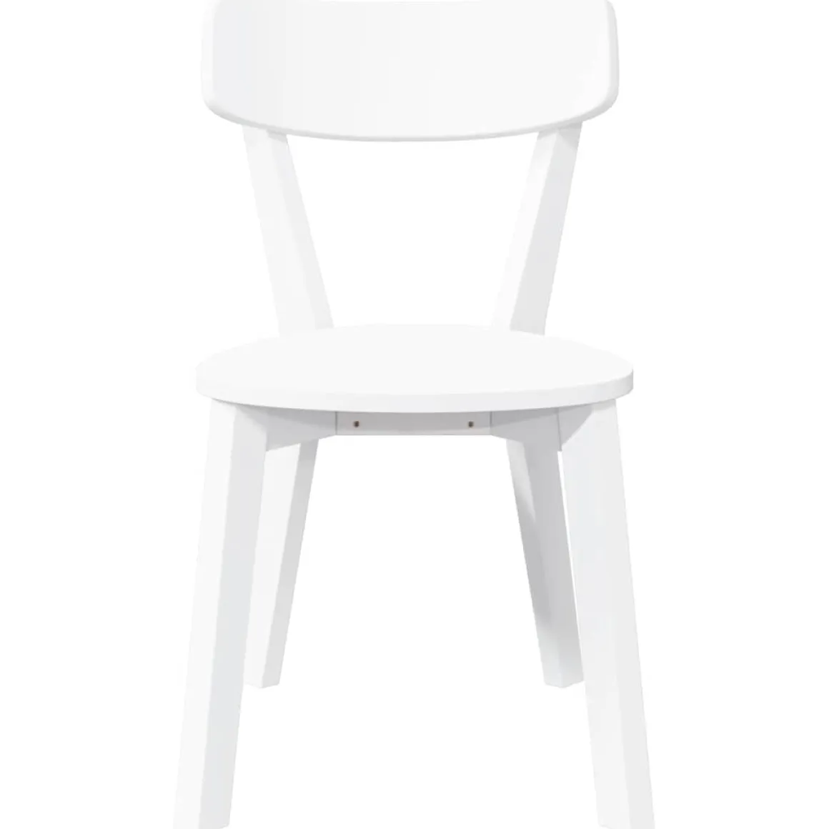 Pack de 2 sillas de comedor Tilda respaldo ergonómico blanco